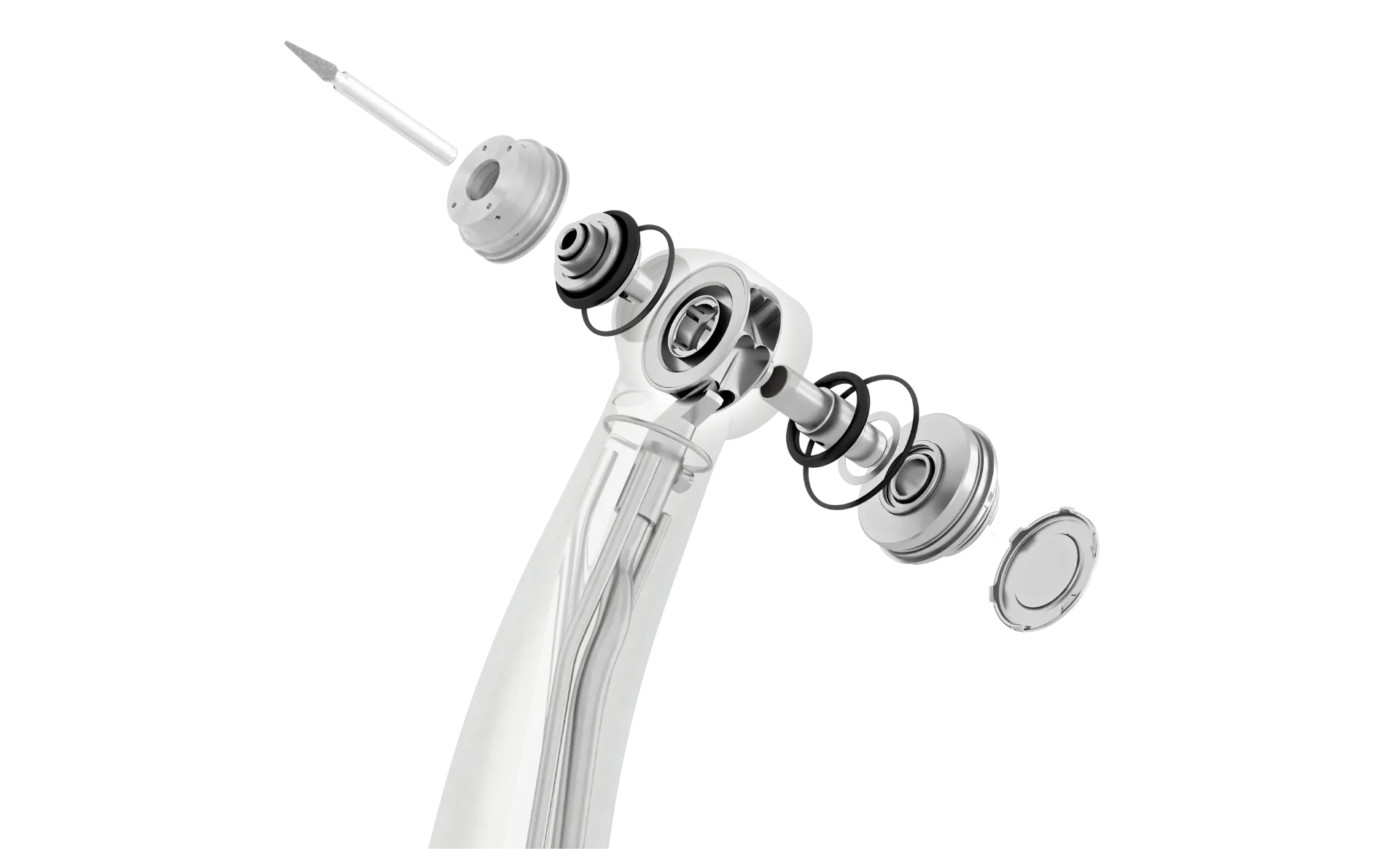 Bien-Air NOVA contra-angle and turbine handpieces