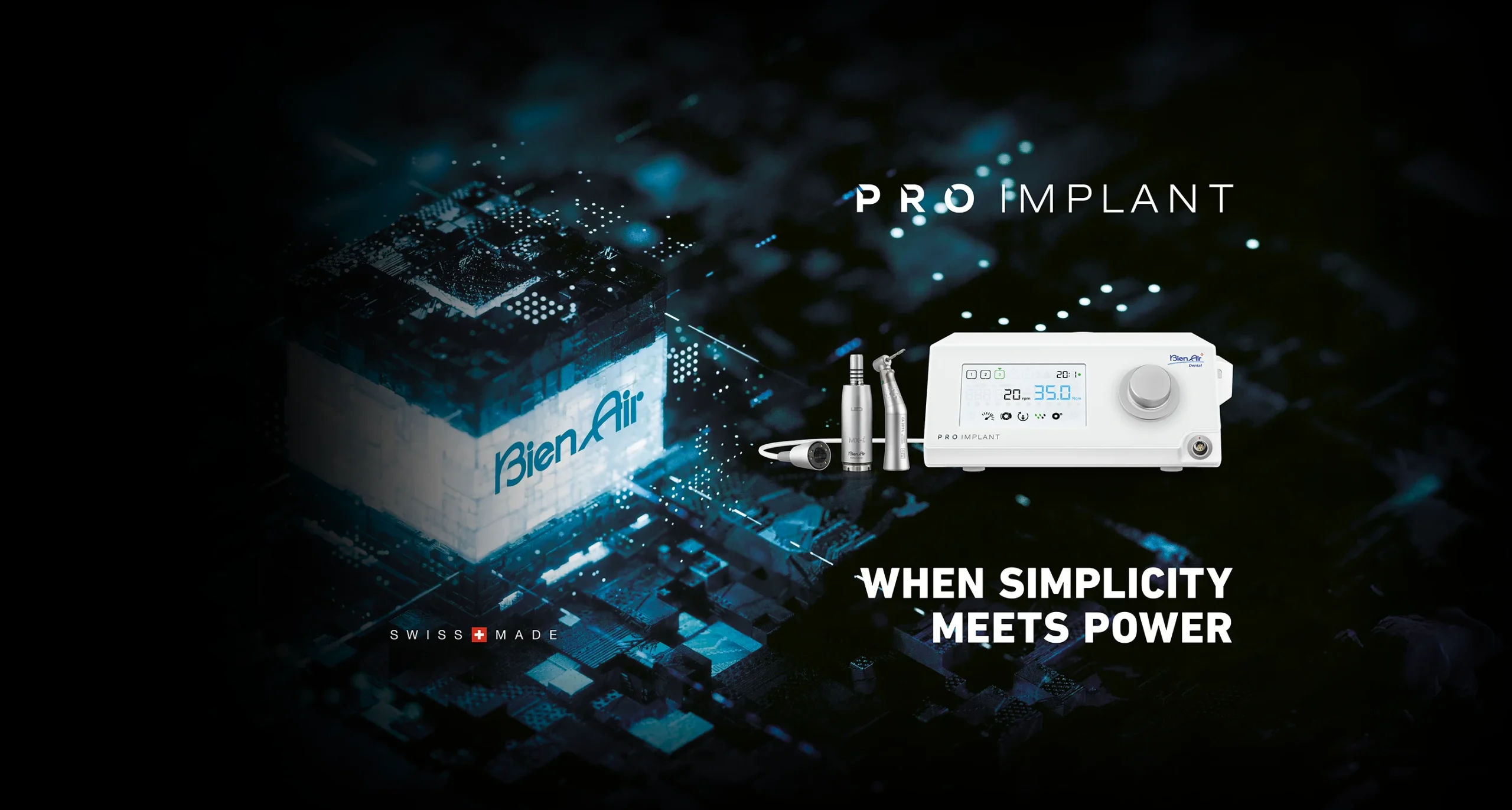 An image of the ProImplant tabletop implantology system.