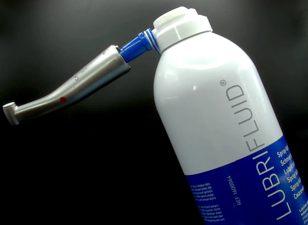 Lubricating Bien-Air handpiece